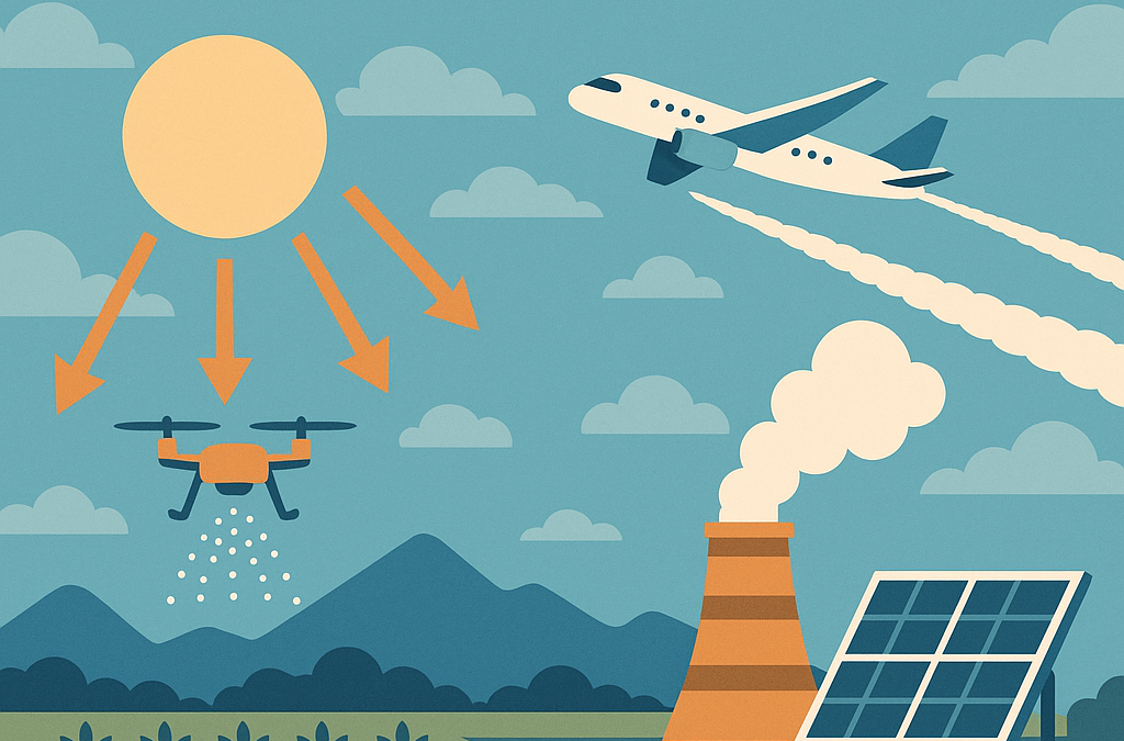 Eine Beispielgrafik zum Thema Geoengineering.