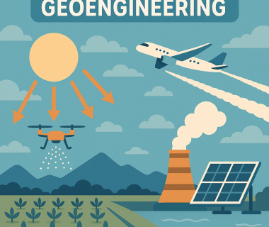Eine Beispielgrafik zum Thema Geoengineering.